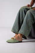 Load image into Gallery viewer, The City Point Mule-mint green
