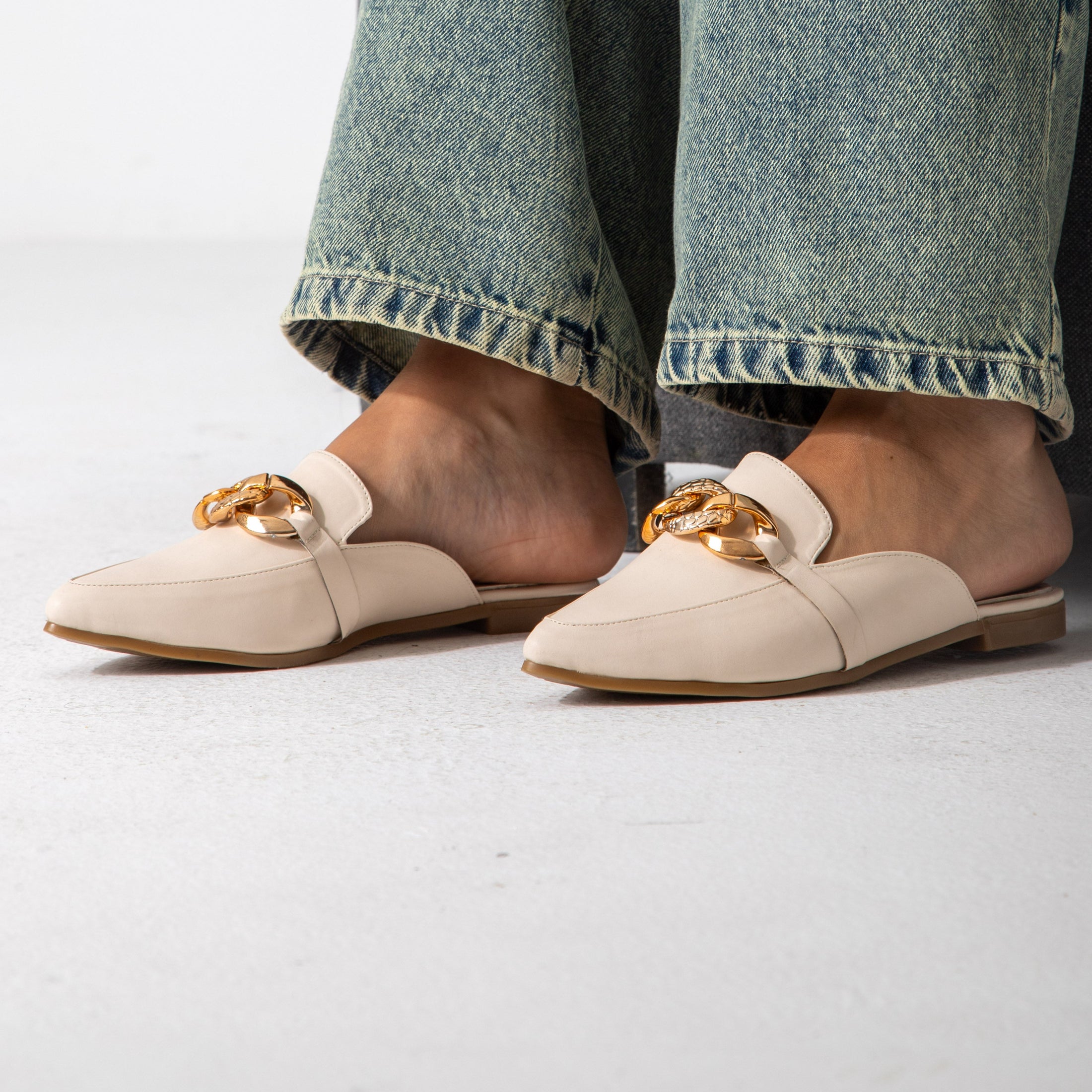 The City Point Mule-beige
