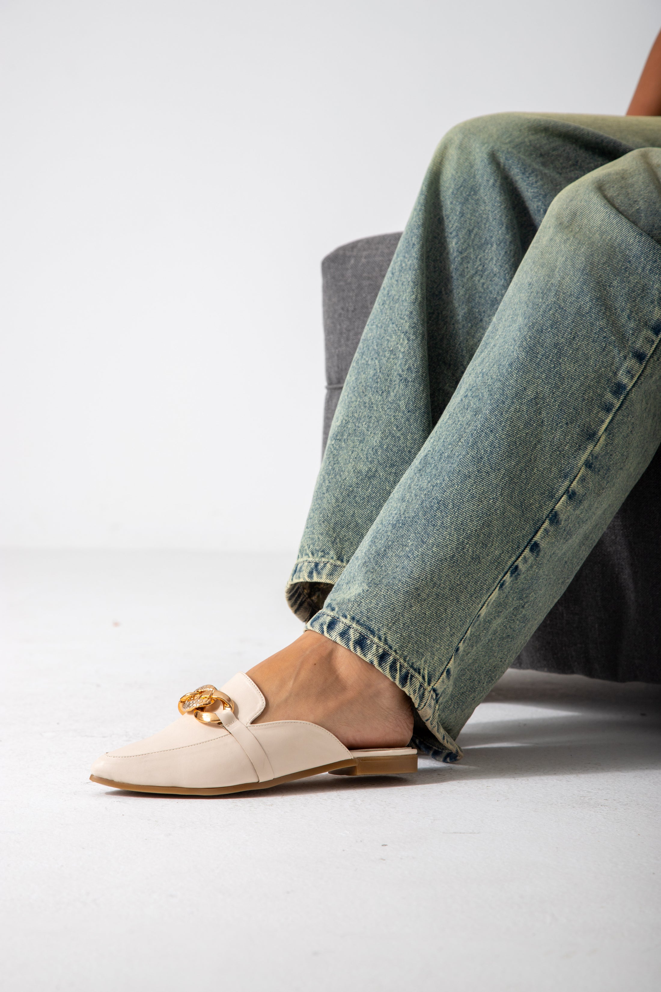 The City Point Mule-beige