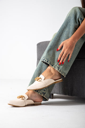 The City Point Mule-beige