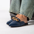 Load image into Gallery viewer, The City Point Mule-dark blue
