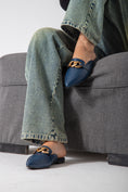 Load image into Gallery viewer, The City Point Mule-dark blue
