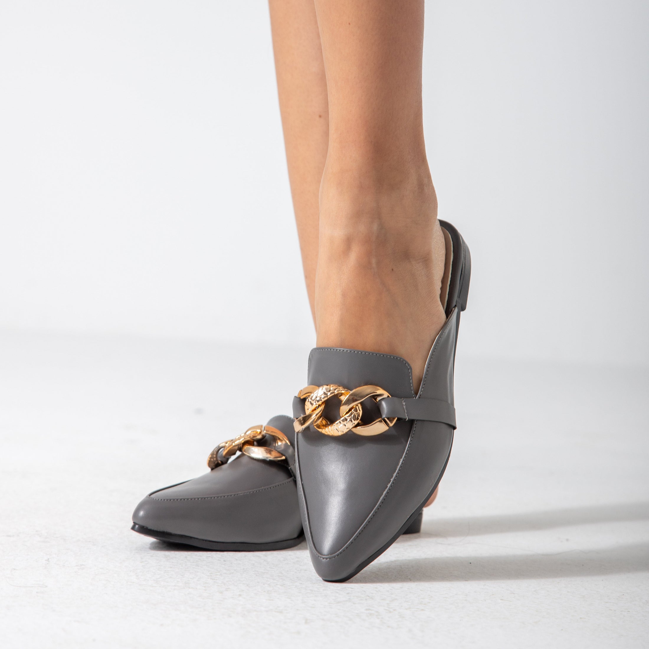 The City Point Mule-gray