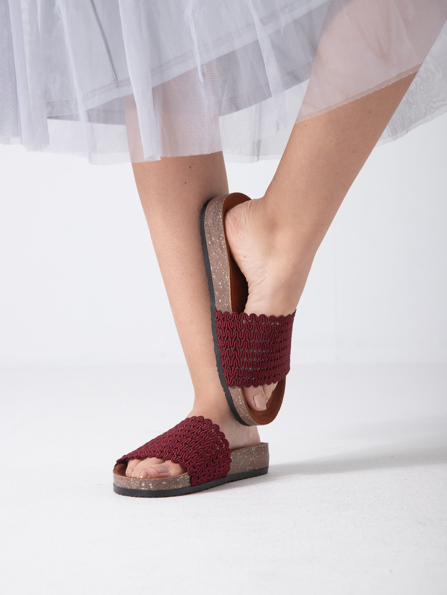Knotted Calm Step - marron