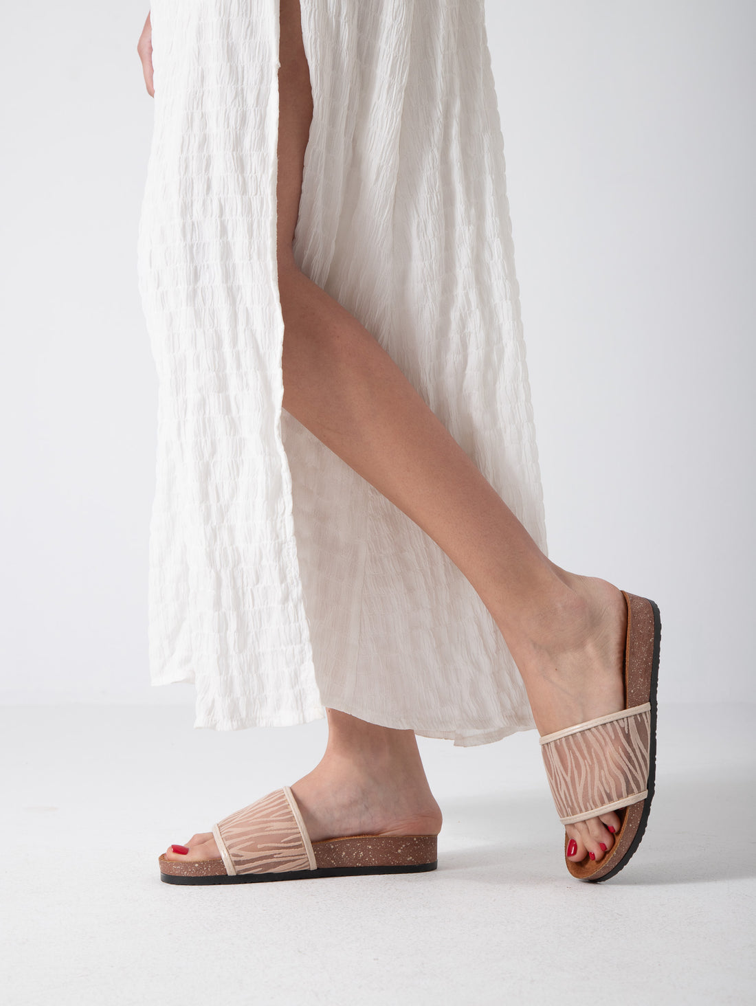 Zebra Glow Step - beige