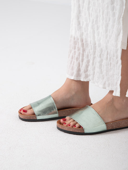 Shine On Mule - mint green