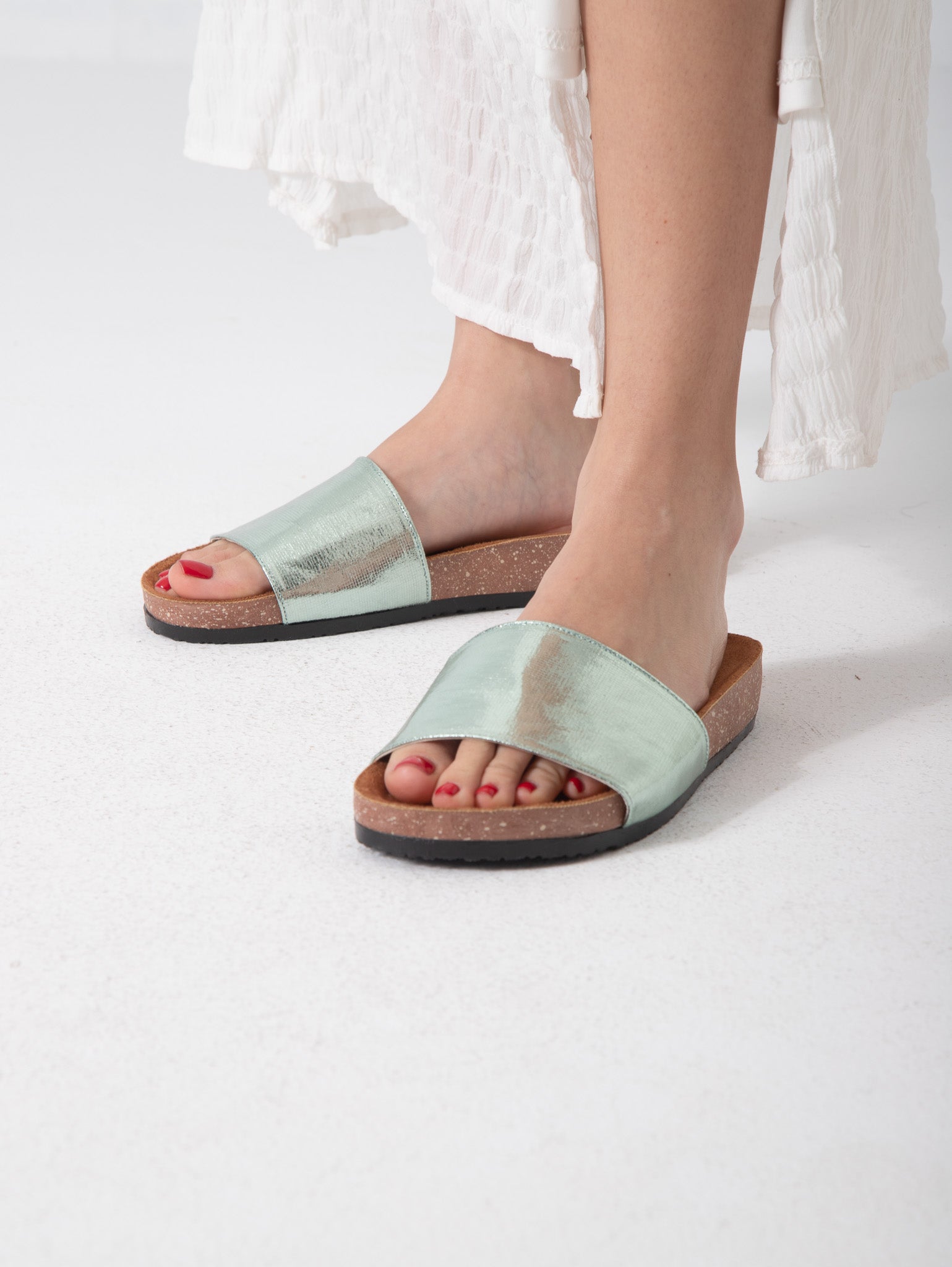 Shine On Mule - mint green