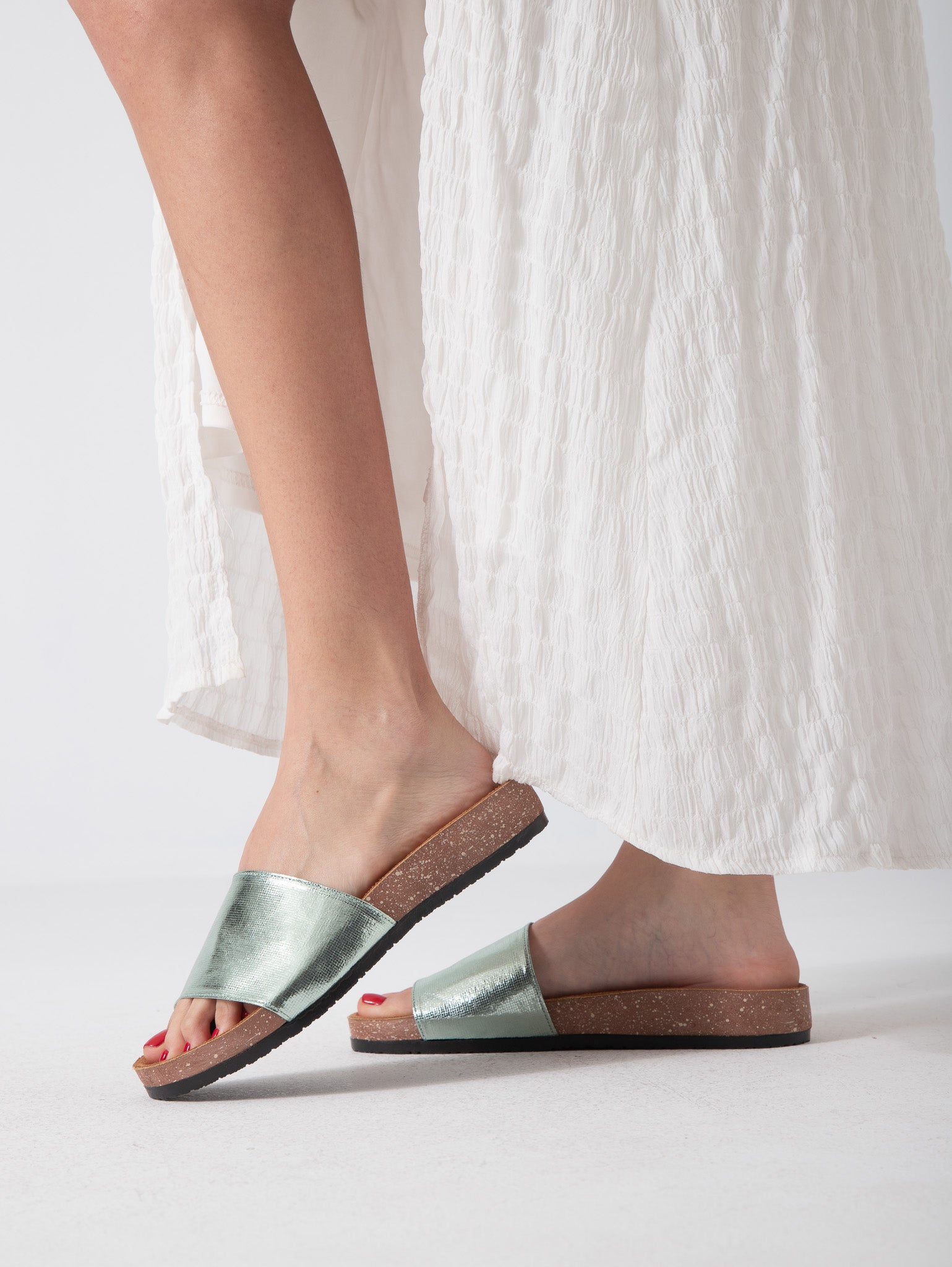 Shine On Mule - mint green