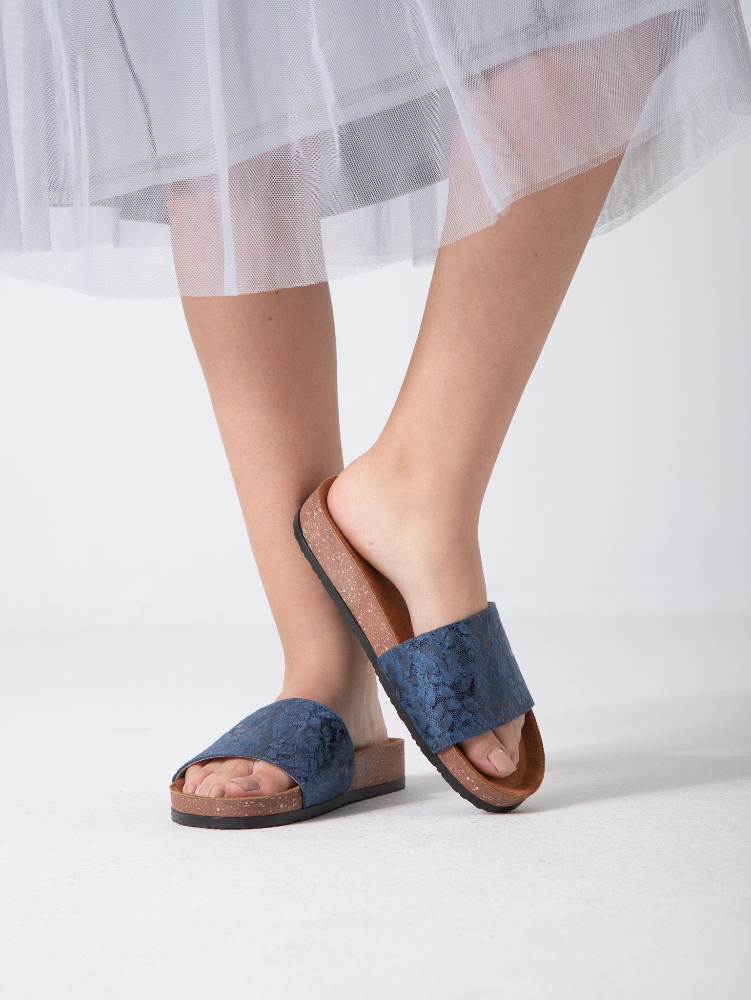 Vintage Charm Slip - blue