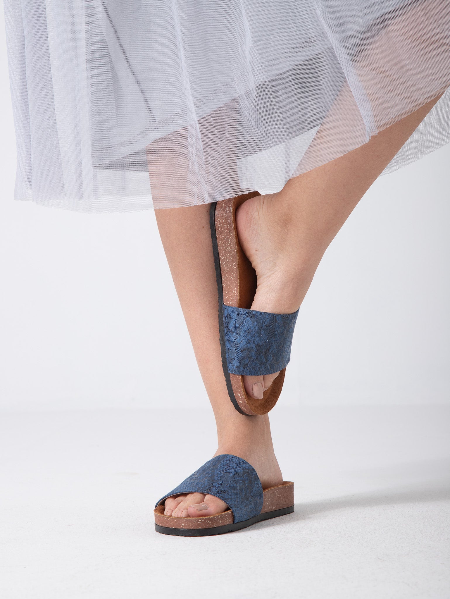 Vintage Charm Slip - blue