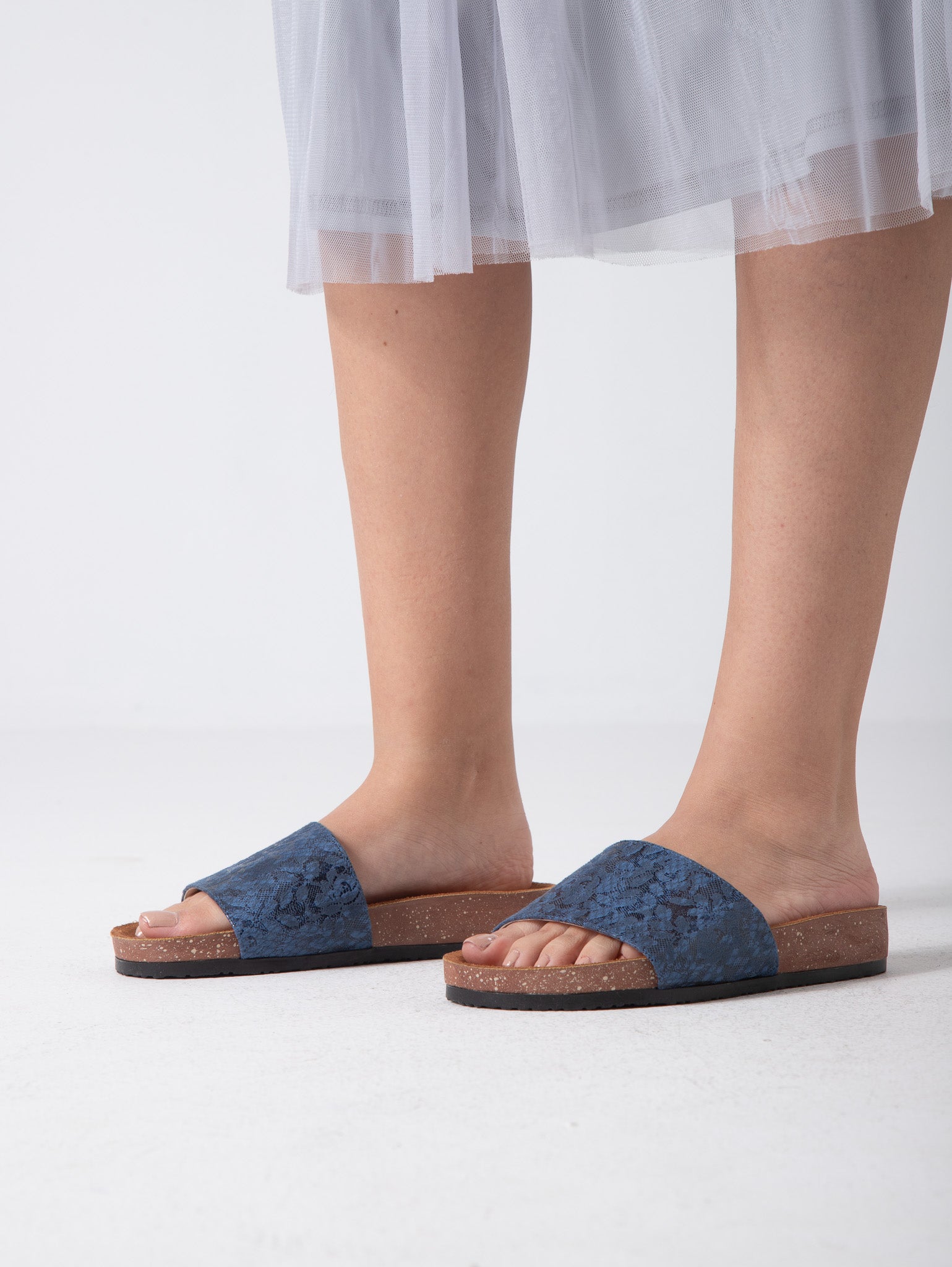 Vintage Charm Slip - blue