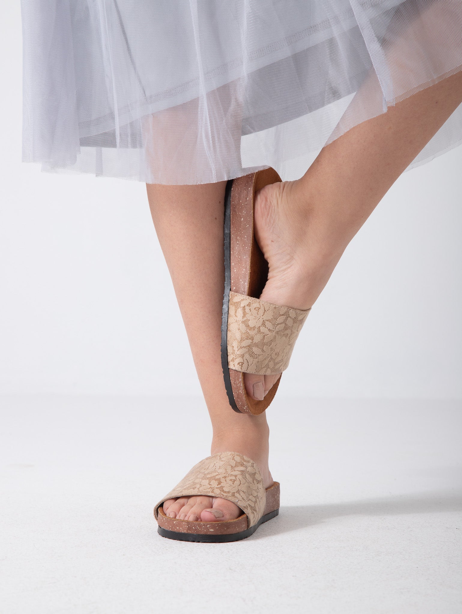 Vintage Charm Slip - beige