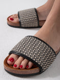 Load image into Gallery viewer, Rustic Breeze Slides - black
