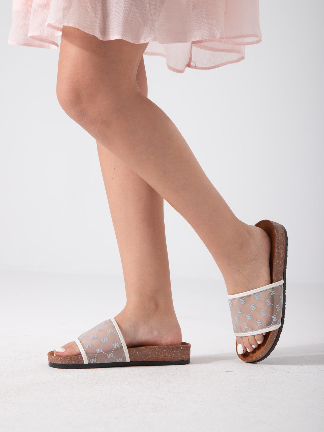 Elegant Mesh Touch - white