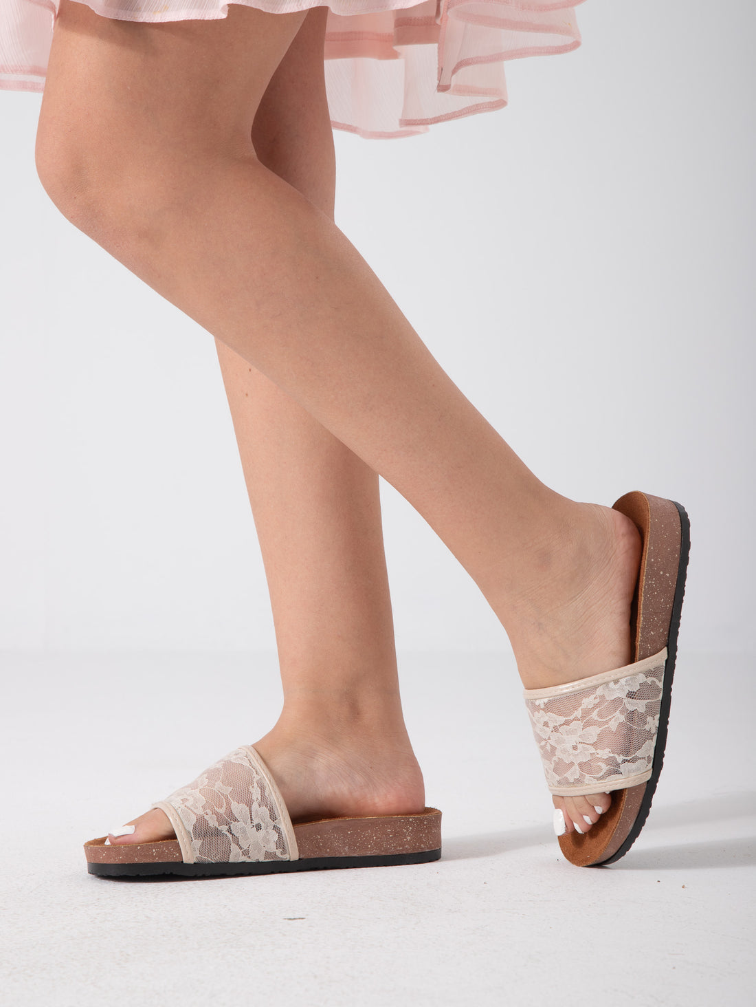 Floral Lace Muse - beige