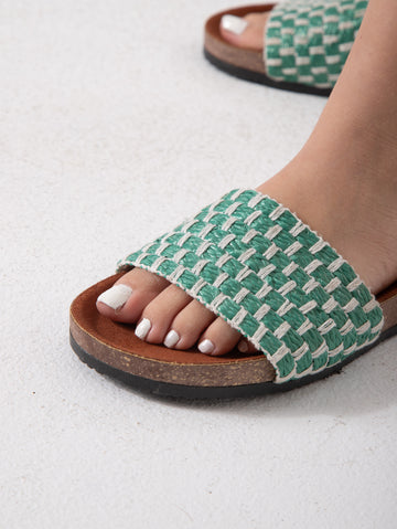 Handcrafted Texture Touch - green