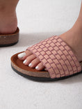 Load image into Gallery viewer, Braided Glam Slides - pink
