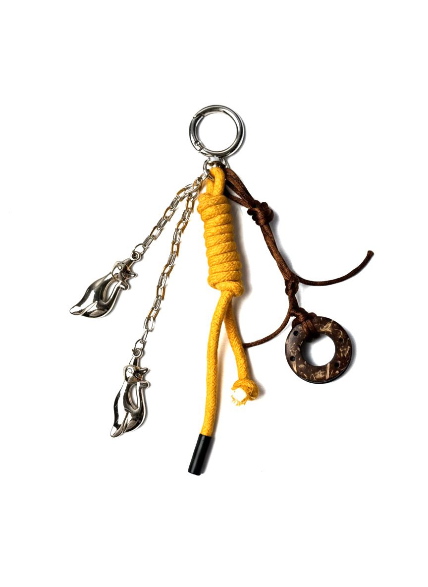 Eclectic Tribal Bag Accessory - yellow