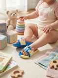 Load image into Gallery viewer, Cute Stitch Baby Slides - blue
