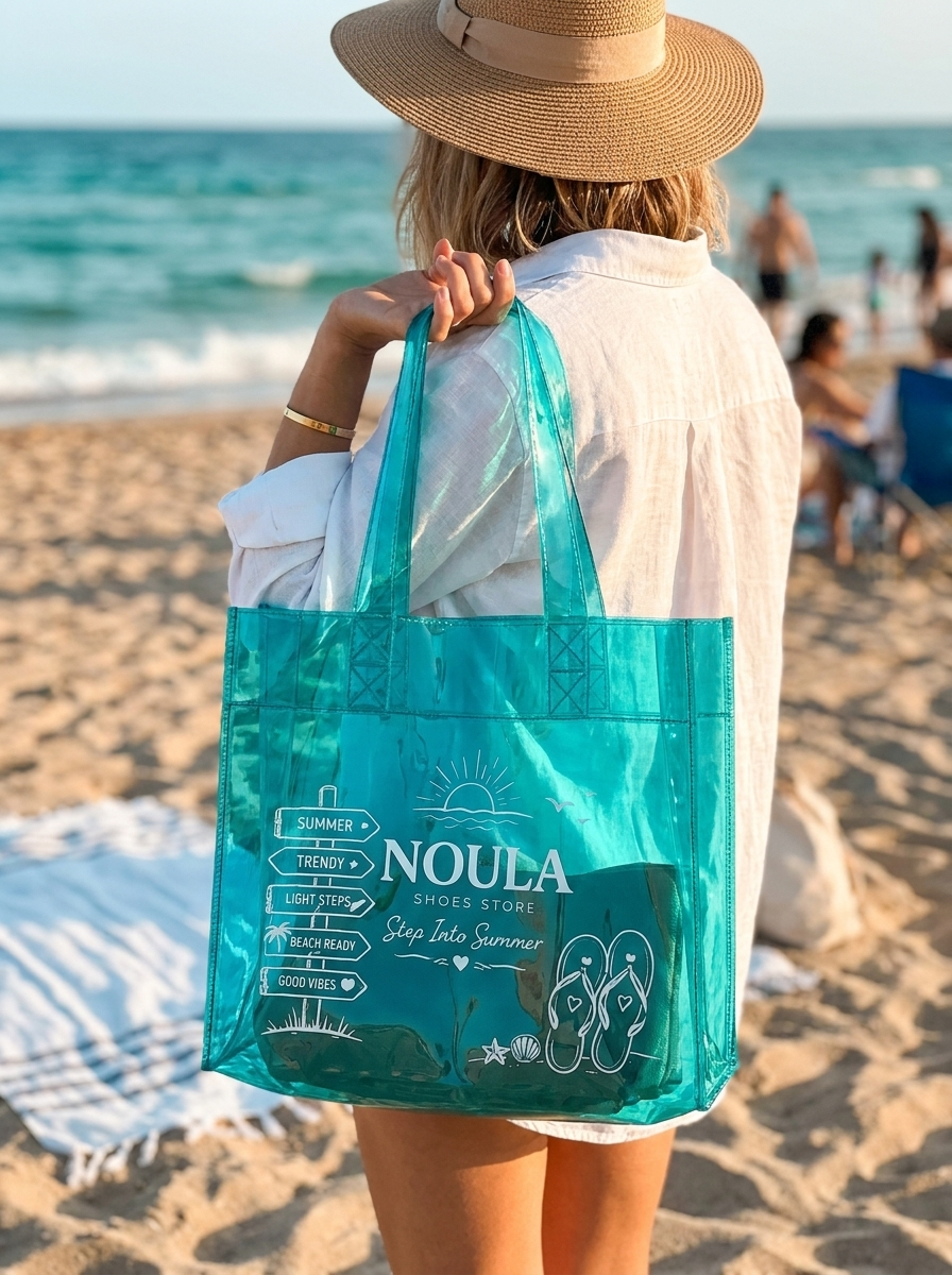 Noula Beach Bag - blue