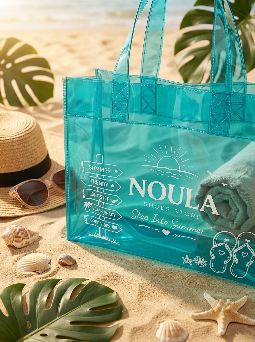 Noula Beach Bag - blue