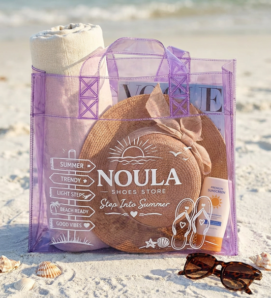 Noula Beach Bag - purple