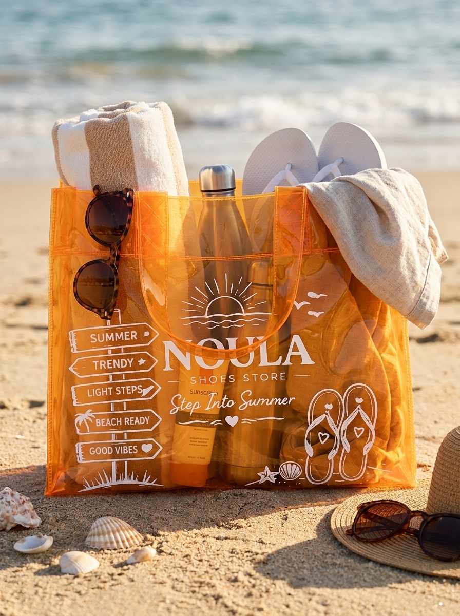 Noula Beach Bag - orange