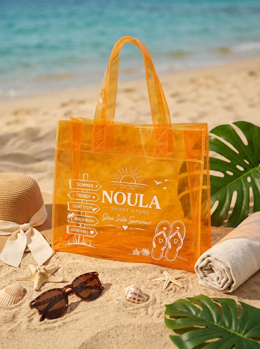 Noula Beach Bag - orange