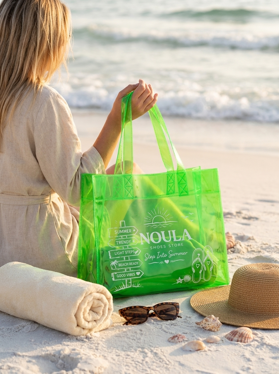 Noula Beach Bag - green