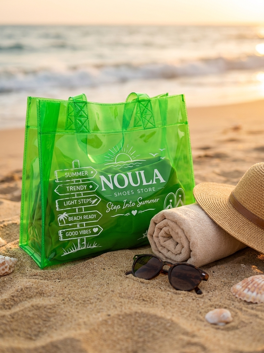 Noula Beach Bag - green
