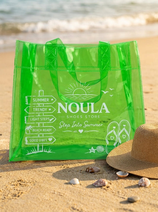 Noula Beach Bag - green