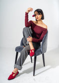 Load image into Gallery viewer, The Essential T-Bar Flats-RED
