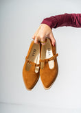 Load image into Gallery viewer, The Essential T-Bar Flats-CAMEL
