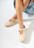 Load image into Gallery viewer, Minimalist Mary Jane Flats-BEIGE

