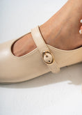 Load image into Gallery viewer, Minimalist Mary Jane Flats-BEIGE

