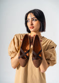 Load image into Gallery viewer, VelvetCriss Suede Flats-BROWN
