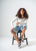 Load image into Gallery viewer, Cow-Print Fuzzy Clog Mules-WHITE
