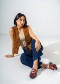 Load image into Gallery viewer, Patent Multi-Strap Buckle Flats-MAROON
