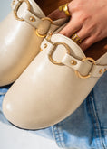 Load image into Gallery viewer, Classic Ring-Detail Clogs-BEIGE
