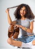 Load image into Gallery viewer, Classic Ring-Detail Clogs-CAMEL
