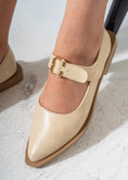 Load image into Gallery viewer, The Edge Point Mary Janes-BEIGE
