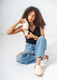 Load image into Gallery viewer, Architectural Cut-Out Pointed Toe Mules-OFF WHITE
