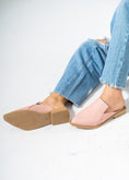 Load image into Gallery viewer, Architectural Cut-Out Pointed Toe Mules-PINK
