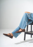 Load image into Gallery viewer, Pointed-Toe T-Strap Mary Jane Flats-BROWN
