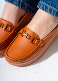 Load image into Gallery viewer, Elevated Wedge Loafer -camel
