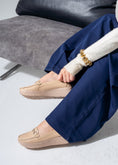 Load image into Gallery viewer, Elevated Wedge Loafer -beige
