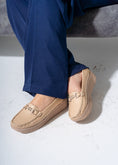 Load image into Gallery viewer, Elevated Wedge Loafer -beige
