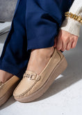 Load image into Gallery viewer, Elevated Wedge Loafer -beige
