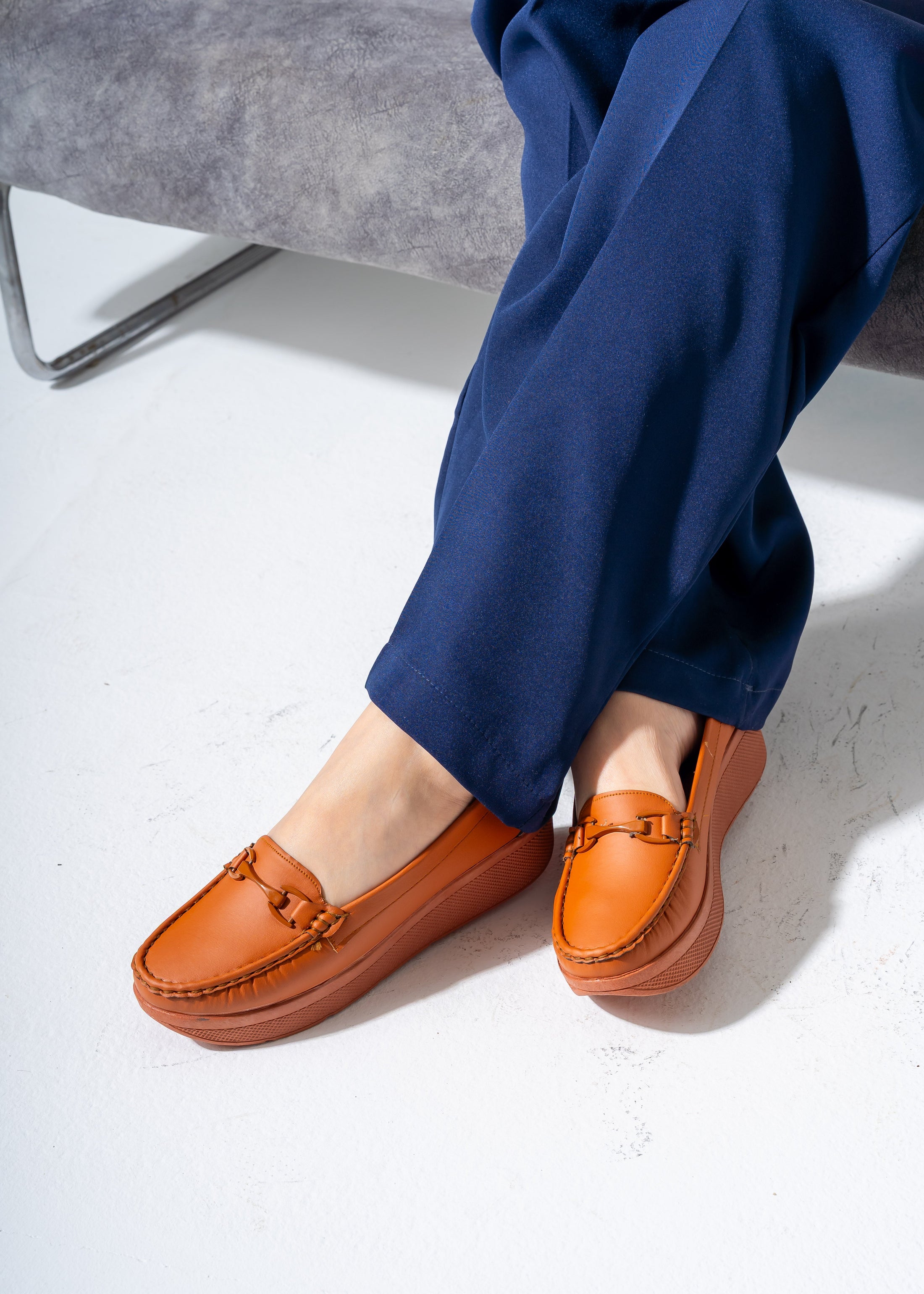 Elevated Comfort Flats -camel