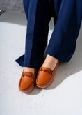 Load image into Gallery viewer, Chunky Sole Penny Flat -camel

